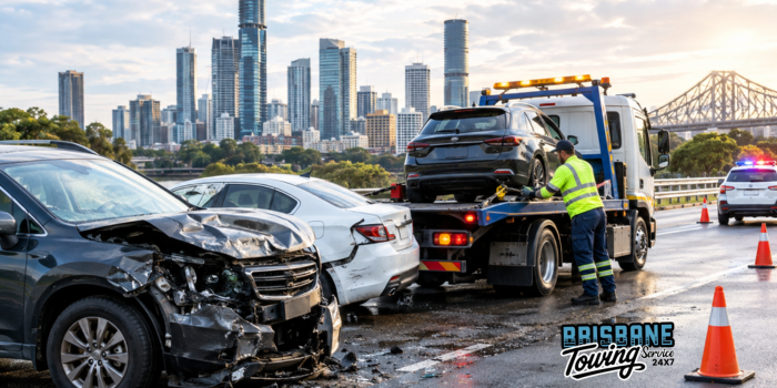 Multi-Vehicle Accident In Brisbane: How Brisbane Towing Services Clear The Scene And Protect Your Car